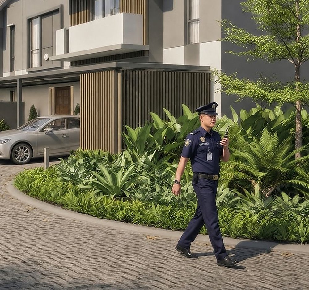 Petugas keamanan 24 jam Amesta Living