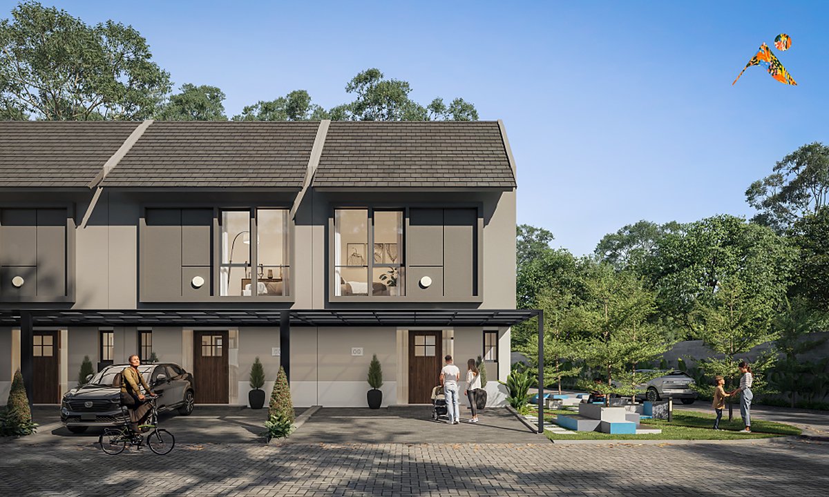 KINI 15 Tampak depan rumah tipe KINI 6 Cluster KINI Amesta Living
